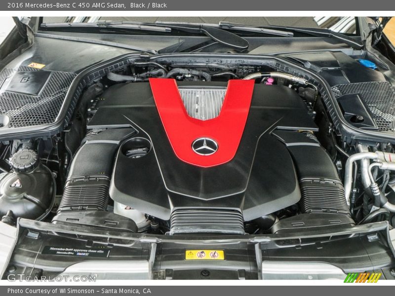 Black / Black 2016 Mercedes-Benz C 450 AMG Sedan