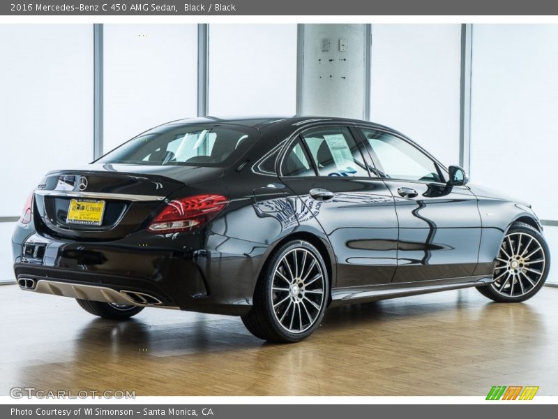 Black / Black 2016 Mercedes-Benz C 450 AMG Sedan