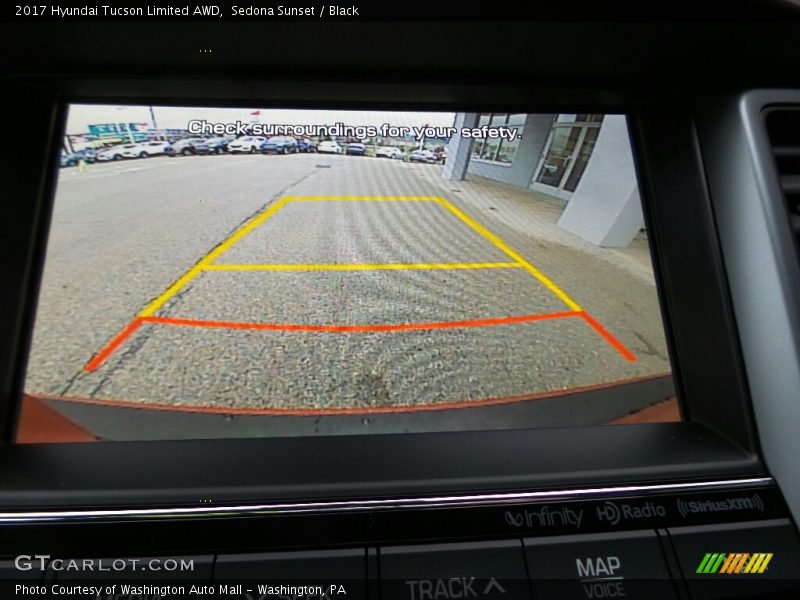 Sedona Sunset / Black 2017 Hyundai Tucson Limited AWD