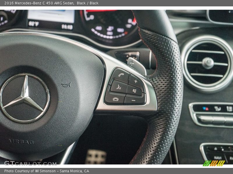 Black / Black 2016 Mercedes-Benz C 450 AMG Sedan