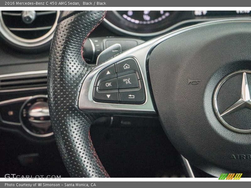 Black / Black 2016 Mercedes-Benz C 450 AMG Sedan