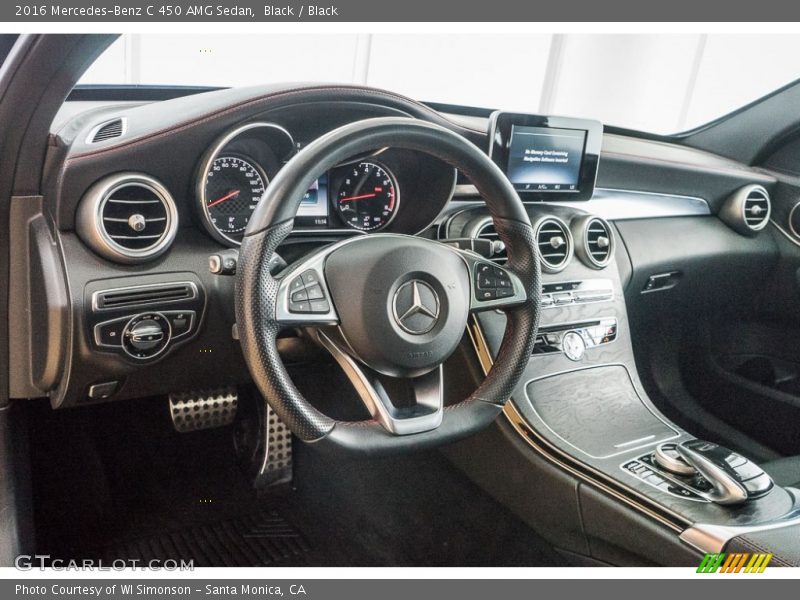 Black / Black 2016 Mercedes-Benz C 450 AMG Sedan
