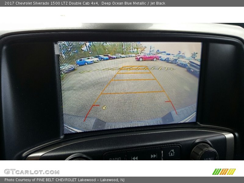 Deep Ocean Blue Metallic / Jet Black 2017 Chevrolet Silverado 1500 LTZ Double Cab 4x4