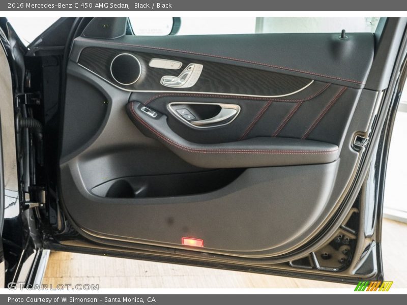 Black / Black 2016 Mercedes-Benz C 450 AMG Sedan