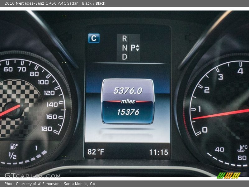 Black / Black 2016 Mercedes-Benz C 450 AMG Sedan