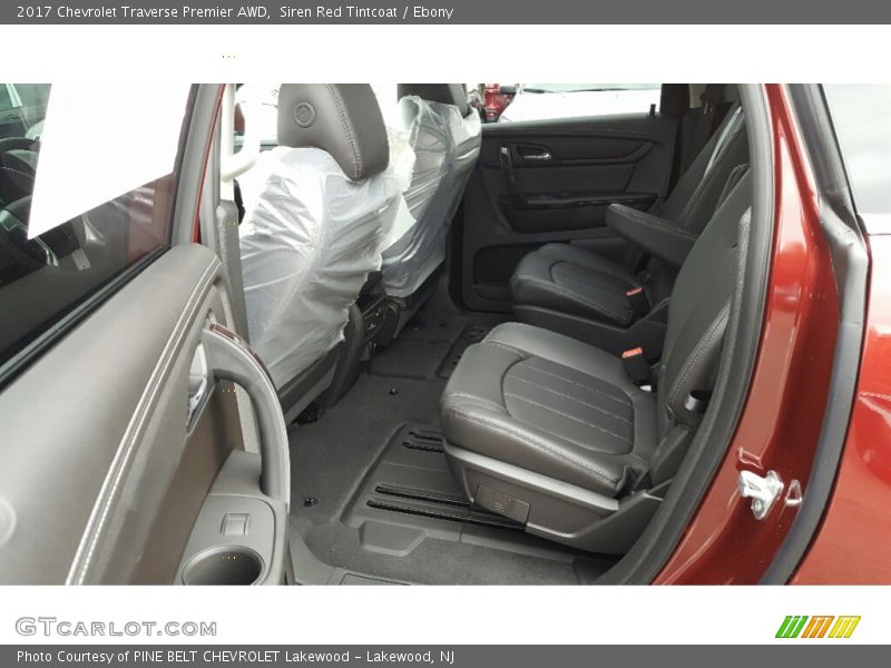 Siren Red Tintcoat / Ebony 2017 Chevrolet Traverse Premier AWD