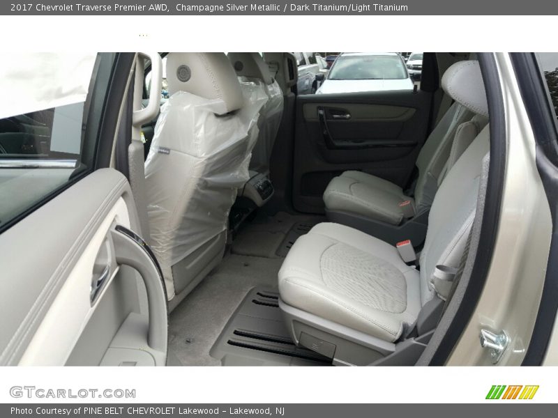 Champagne Silver Metallic / Dark Titanium/Light Titanium 2017 Chevrolet Traverse Premier AWD