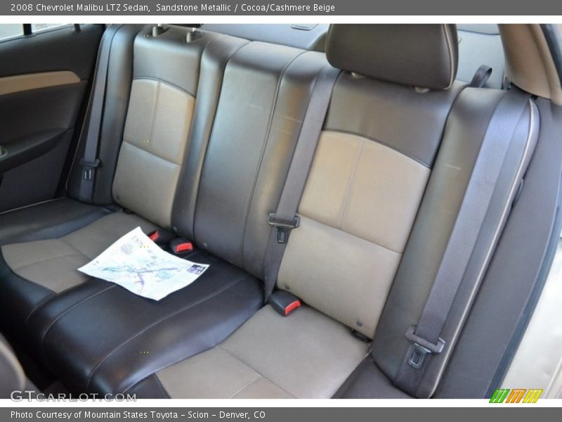 Sandstone Metallic / Cocoa/Cashmere Beige 2008 Chevrolet Malibu LTZ Sedan