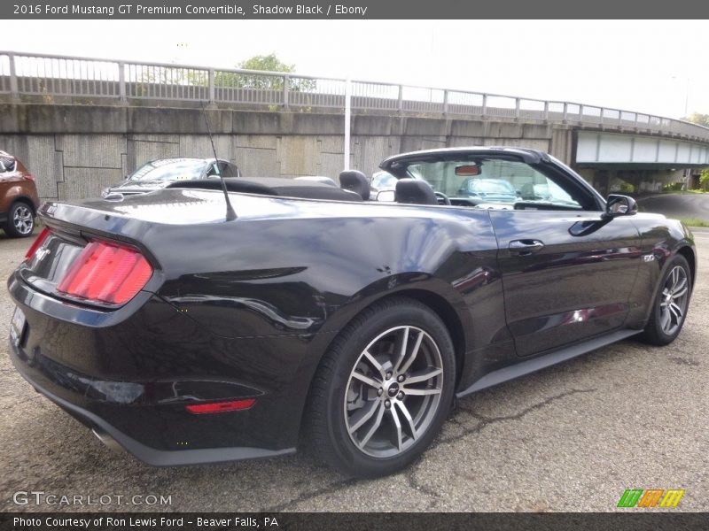 Shadow Black / Ebony 2016 Ford Mustang GT Premium Convertible