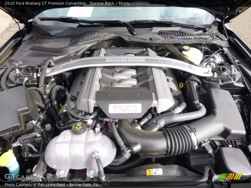 Shadow Black / Ebony 2016 Ford Mustang GT Premium Convertible