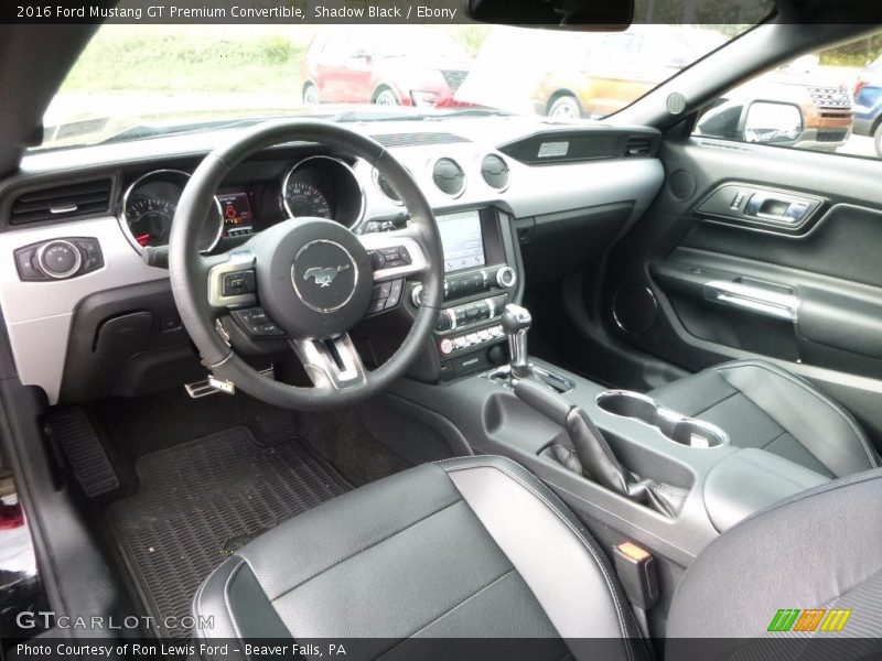 Shadow Black / Ebony 2016 Ford Mustang GT Premium Convertible
