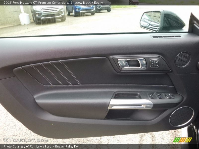 Shadow Black / Ebony 2016 Ford Mustang GT Premium Convertible