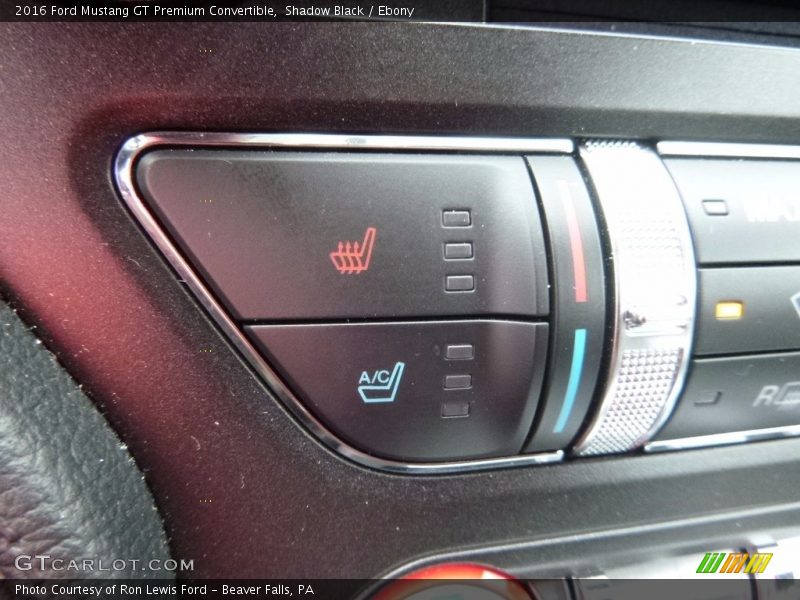 Shadow Black / Ebony 2016 Ford Mustang GT Premium Convertible