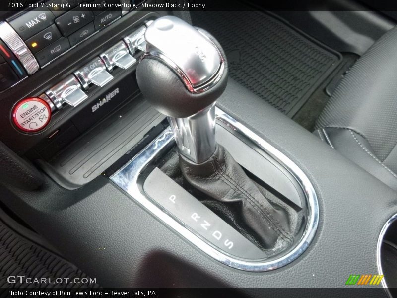 Shadow Black / Ebony 2016 Ford Mustang GT Premium Convertible