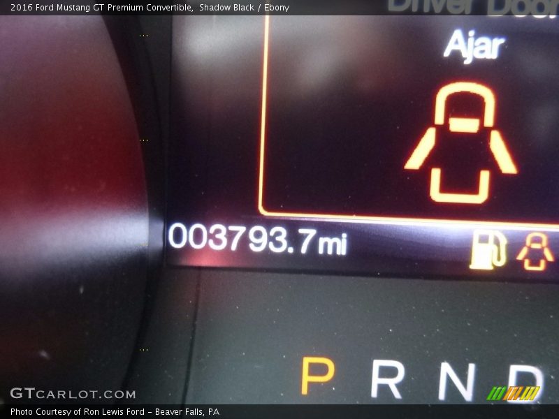 Shadow Black / Ebony 2016 Ford Mustang GT Premium Convertible