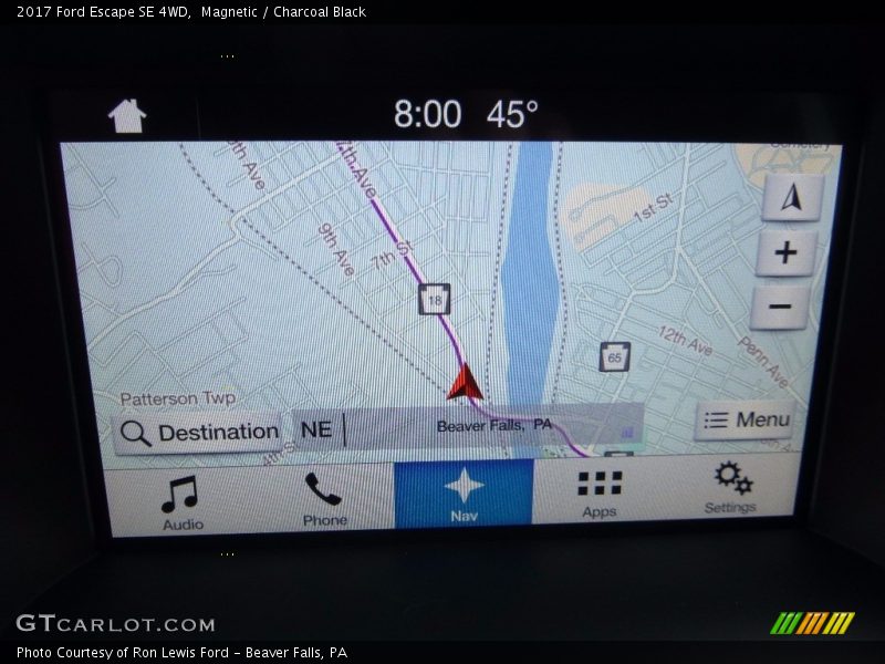 Magnetic / Charcoal Black 2017 Ford Escape SE 4WD