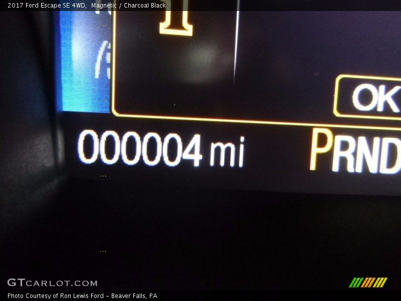Magnetic / Charcoal Black 2017 Ford Escape SE 4WD