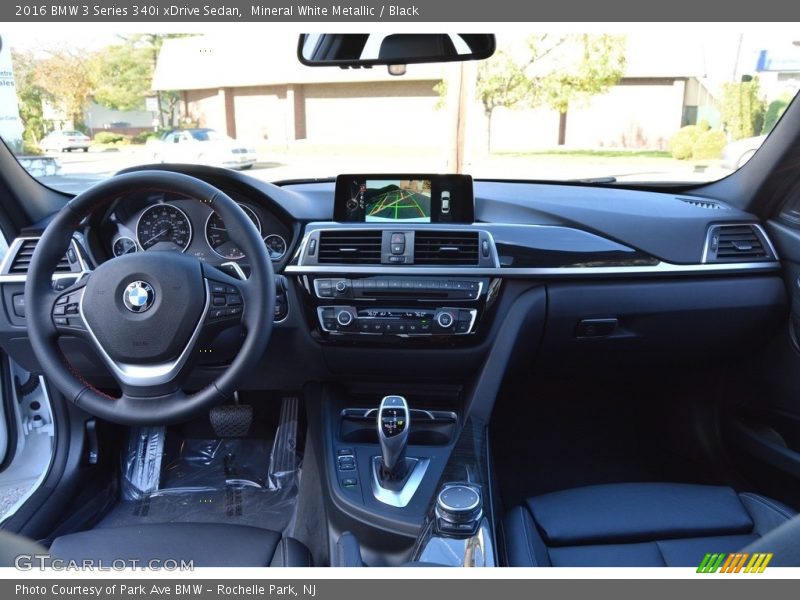 Mineral White Metallic / Black 2016 BMW 3 Series 340i xDrive Sedan