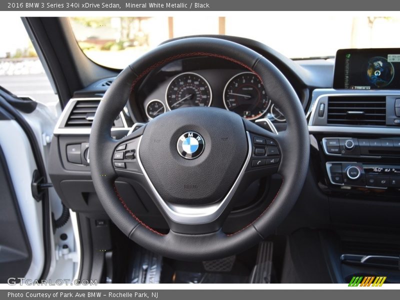 Mineral White Metallic / Black 2016 BMW 3 Series 340i xDrive Sedan