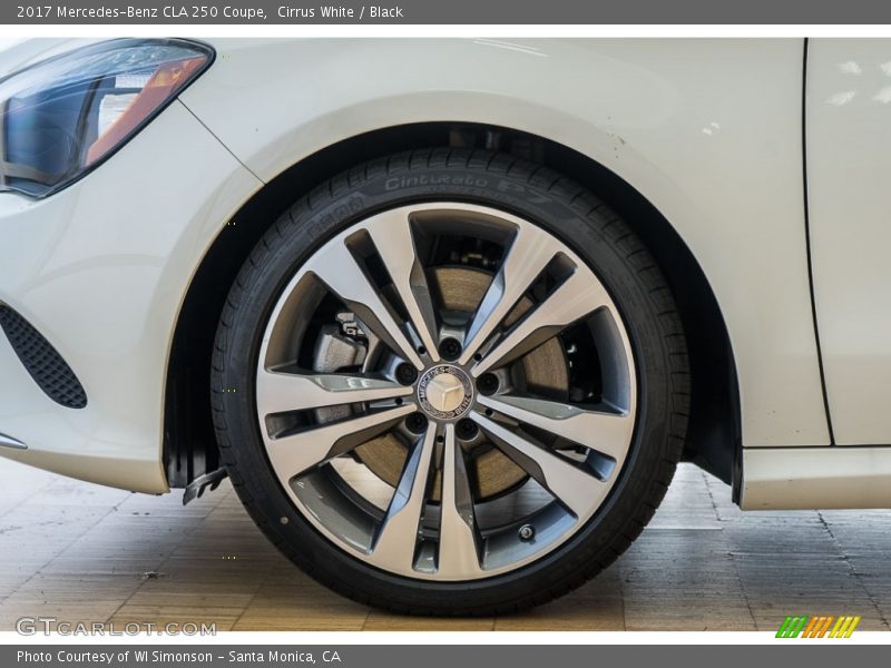Cirrus White / Black 2017 Mercedes-Benz CLA 250 Coupe