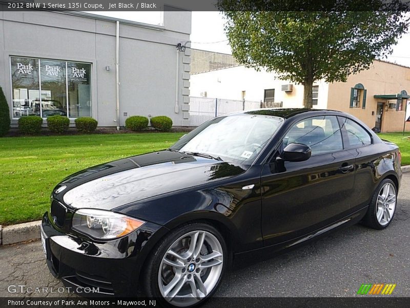 Jet Black / Black 2012 BMW 1 Series 135i Coupe