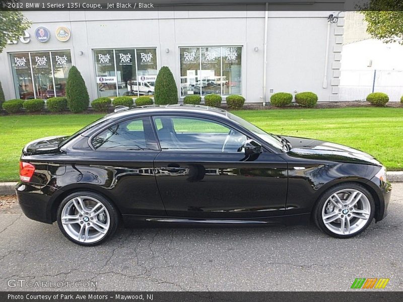 Jet Black / Black 2012 BMW 1 Series 135i Coupe