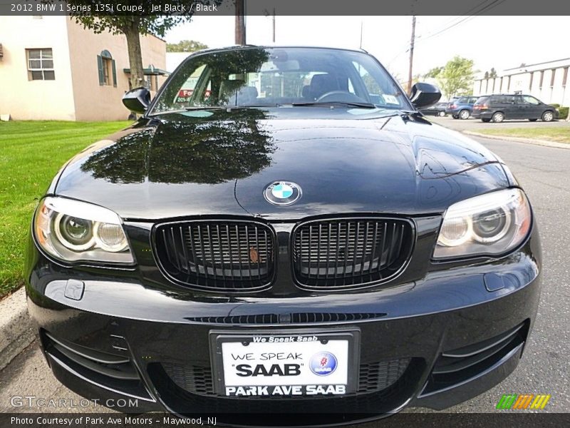 Jet Black / Black 2012 BMW 1 Series 135i Coupe