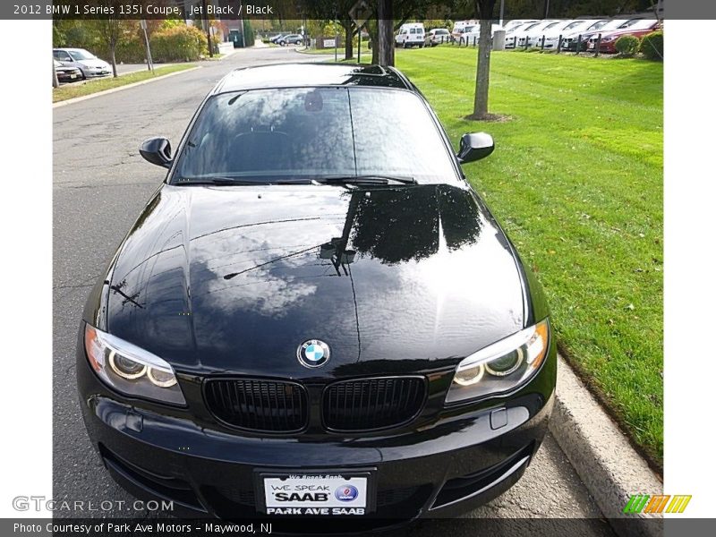 Jet Black / Black 2012 BMW 1 Series 135i Coupe