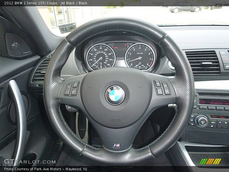 Jet Black / Black 2012 BMW 1 Series 135i Coupe