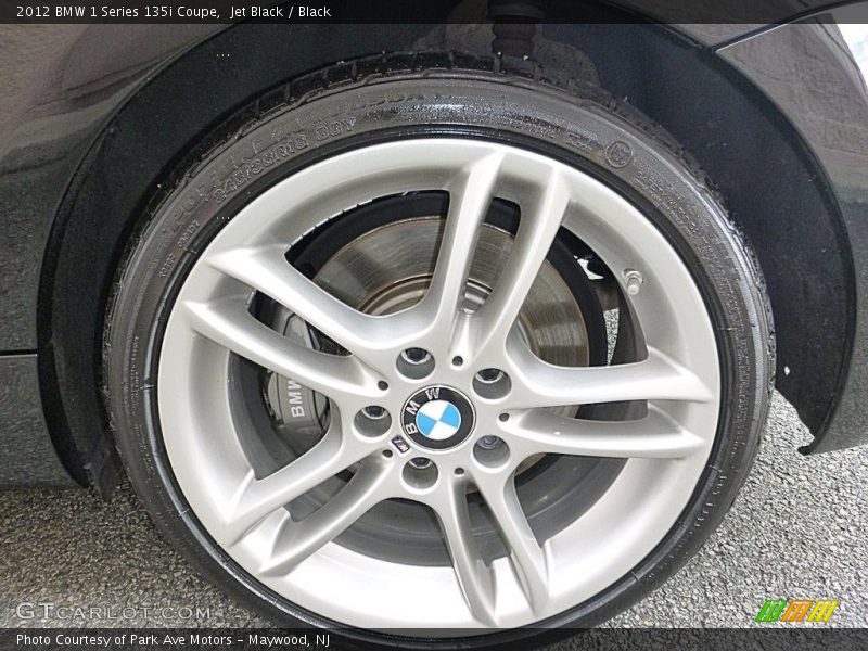 Jet Black / Black 2012 BMW 1 Series 135i Coupe