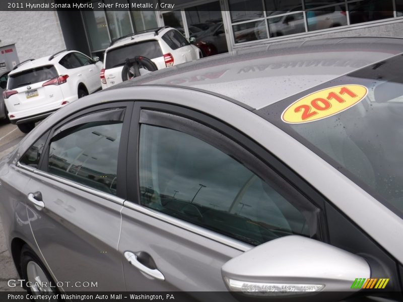 Silver Frost Metallic / Gray 2011 Hyundai Sonata Hybrid