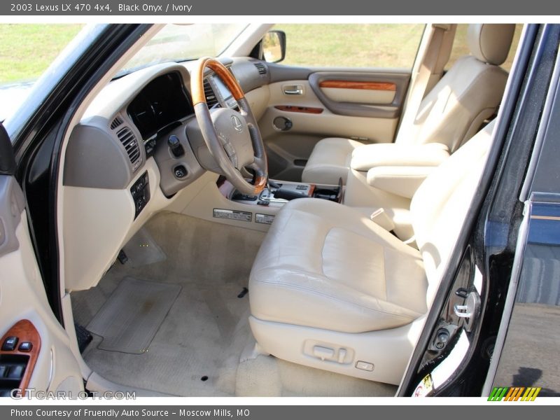 Black Onyx / Ivory 2003 Lexus LX 470 4x4