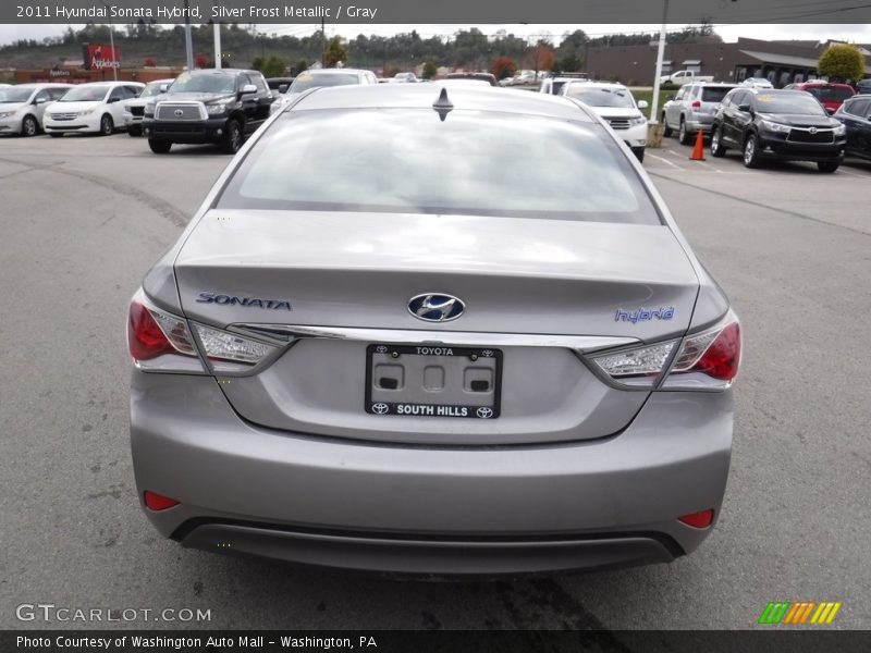 Silver Frost Metallic / Gray 2011 Hyundai Sonata Hybrid