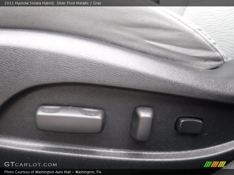 Silver Frost Metallic / Gray 2011 Hyundai Sonata Hybrid