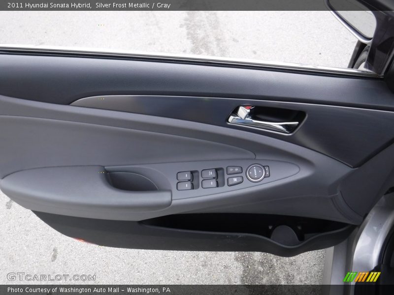 Silver Frost Metallic / Gray 2011 Hyundai Sonata Hybrid
