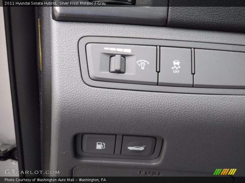 Silver Frost Metallic / Gray 2011 Hyundai Sonata Hybrid