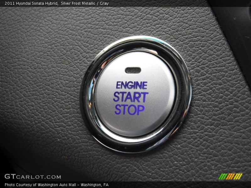 Silver Frost Metallic / Gray 2011 Hyundai Sonata Hybrid