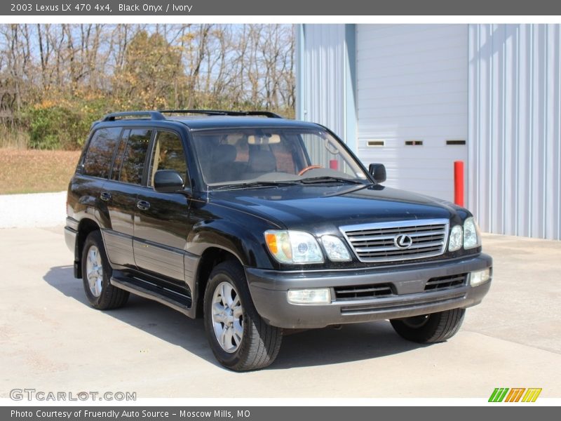 Black Onyx / Ivory 2003 Lexus LX 470 4x4