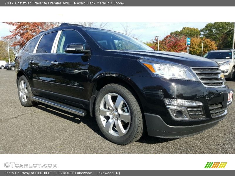 Mosaic Black Metallic / Ebony 2017 Chevrolet Traverse Premier AWD