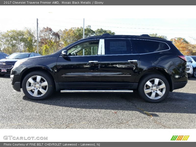 Mosaic Black Metallic / Ebony 2017 Chevrolet Traverse Premier AWD