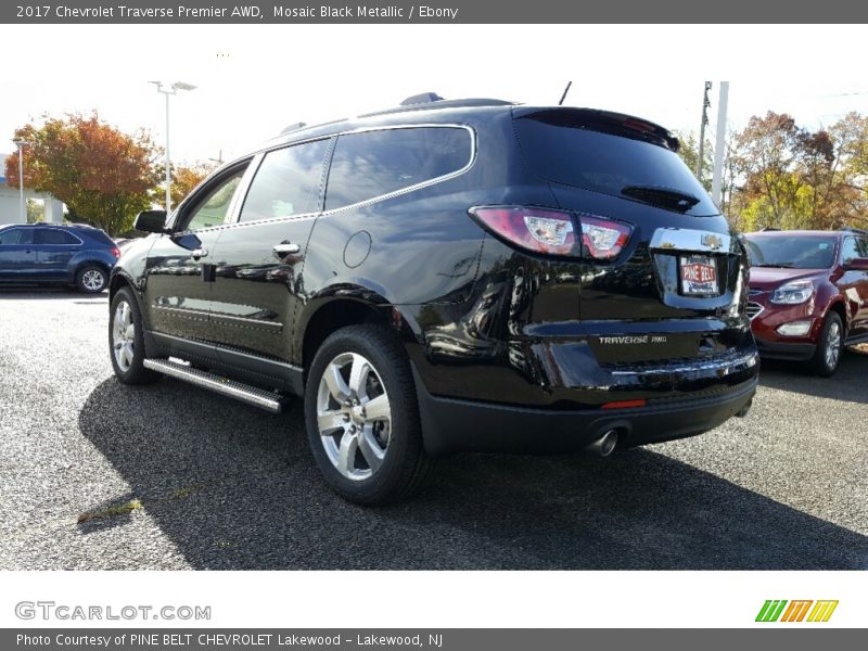 Mosaic Black Metallic / Ebony 2017 Chevrolet Traverse Premier AWD