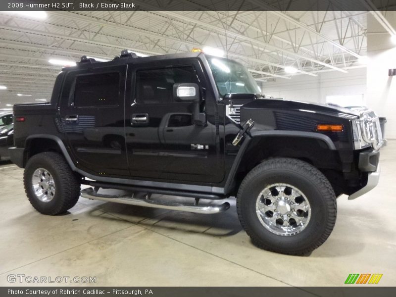 Black / Ebony Black 2008 Hummer H2 SUT