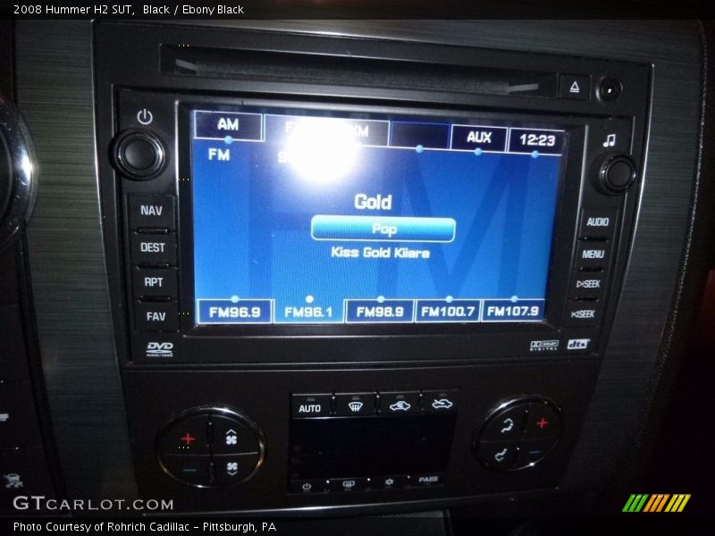 Black / Ebony Black 2008 Hummer H2 SUT