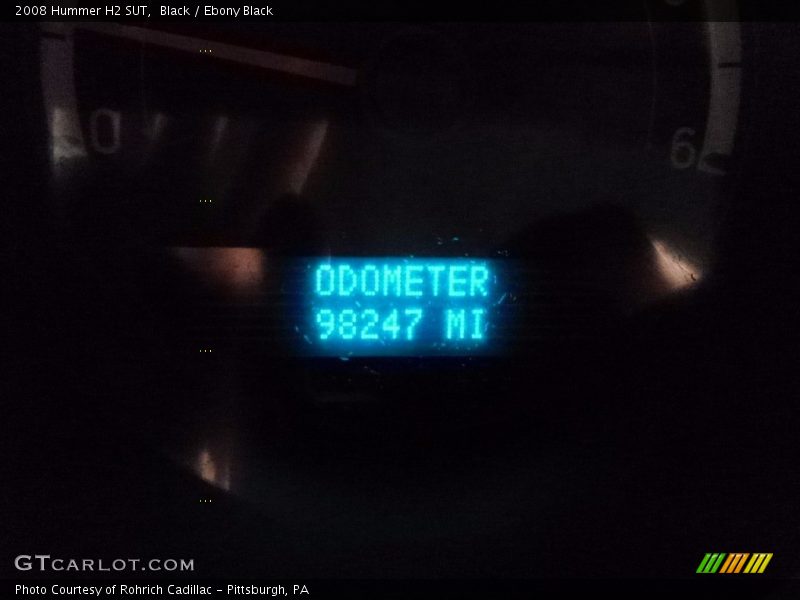 Black / Ebony Black 2008 Hummer H2 SUT