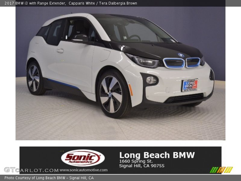 Capparis White / Tera Dalbergia Brown 2017 BMW i3 with Range Extender