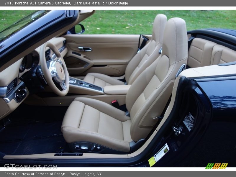 Front Seat of 2015 911 Carrera S Cabriolet
