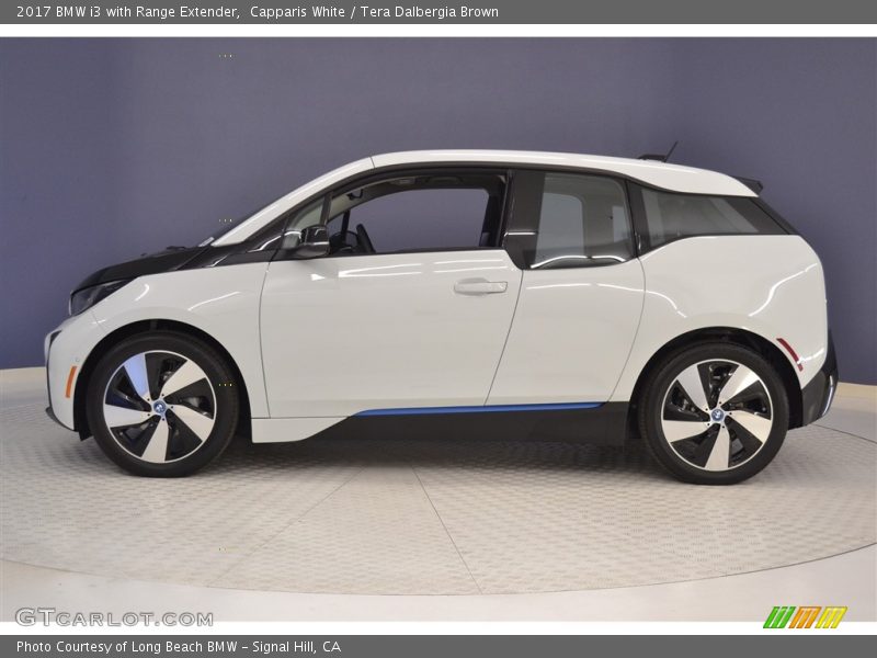 Capparis White / Tera Dalbergia Brown 2017 BMW i3 with Range Extender