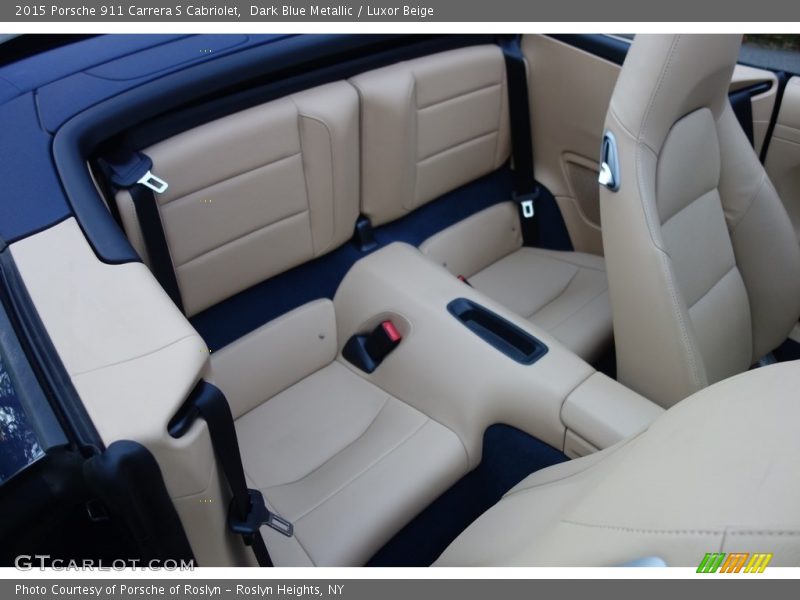 Rear Seat of 2015 911 Carrera S Cabriolet