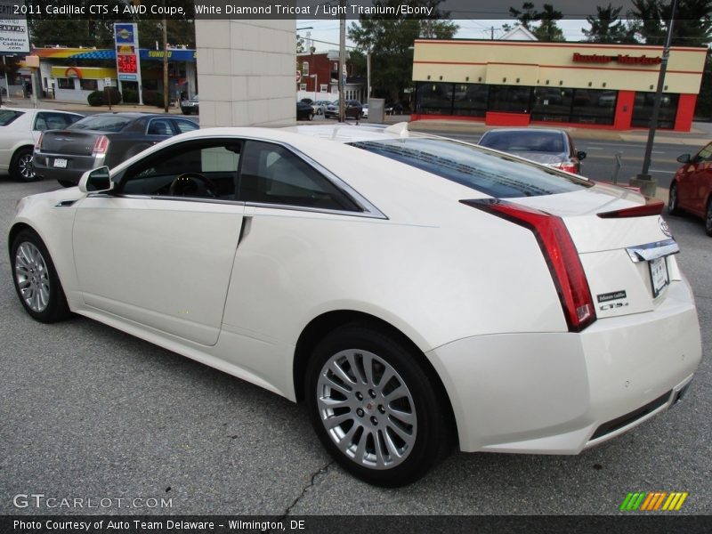 White Diamond Tricoat / Light Titanium/Ebony 2011 Cadillac CTS 4 AWD Coupe