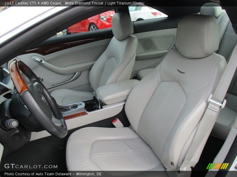 White Diamond Tricoat / Light Titanium/Ebony 2011 Cadillac CTS 4 AWD Coupe
